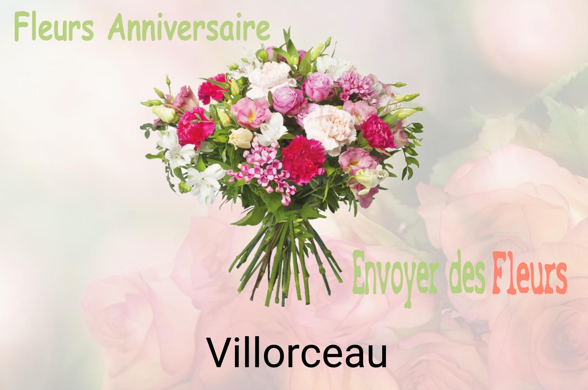 Bouquet de fleurs d’anniversaire livré à Villorceau